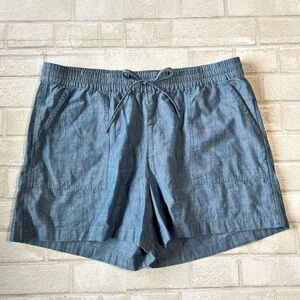 J. Crew Light Blue Drawstring Shorts